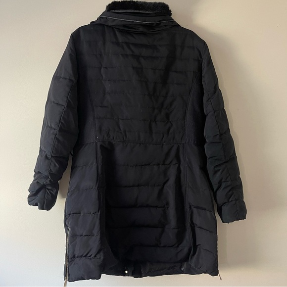 ZARA Down Feather Long Puffer Jacket Winter Trench - Picture 10 of 11